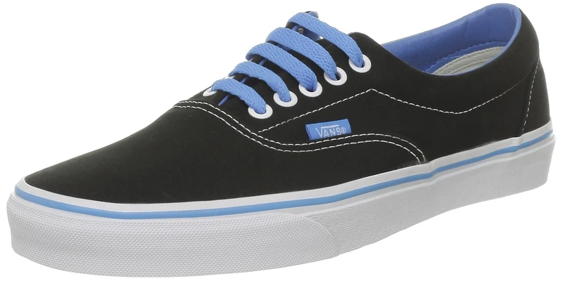 Vans Unisex-Adult Era Trainers, Black/Malibu Blue, 6 UK