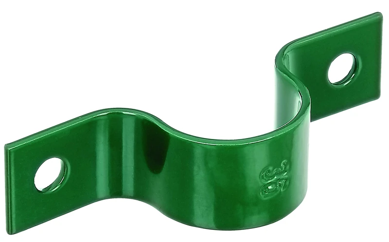 Pipe Clamp Plastic-Coated Green fr Posten 34 mm