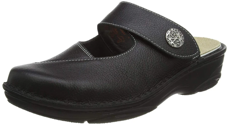 Berkemann Heliane, Women’s slipper Mule, Black, 8 UK (42 EU)