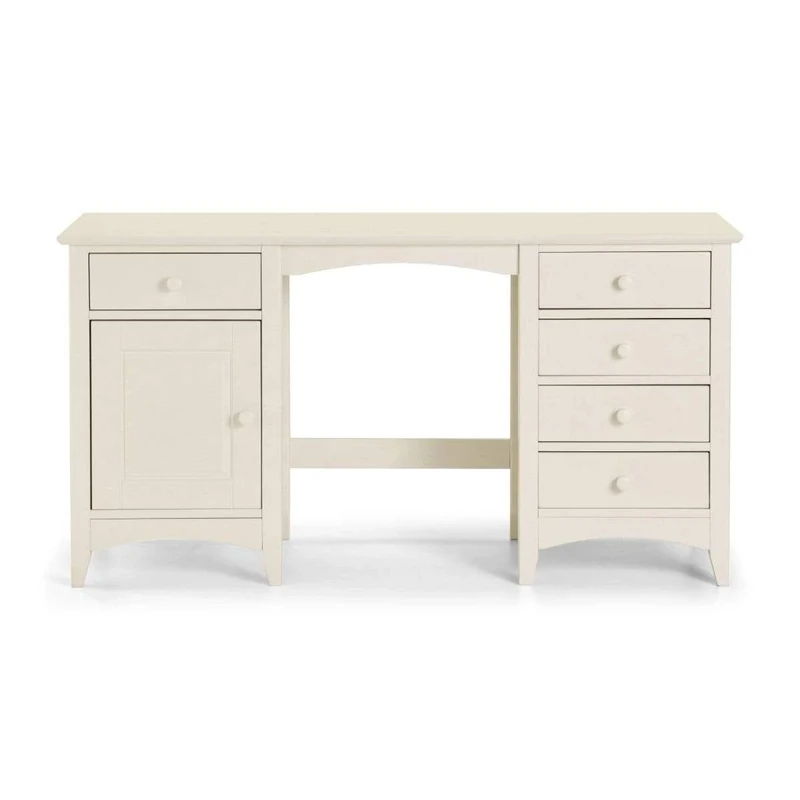 Julian Bowen Cameo Dressing Table - Stone White Tables