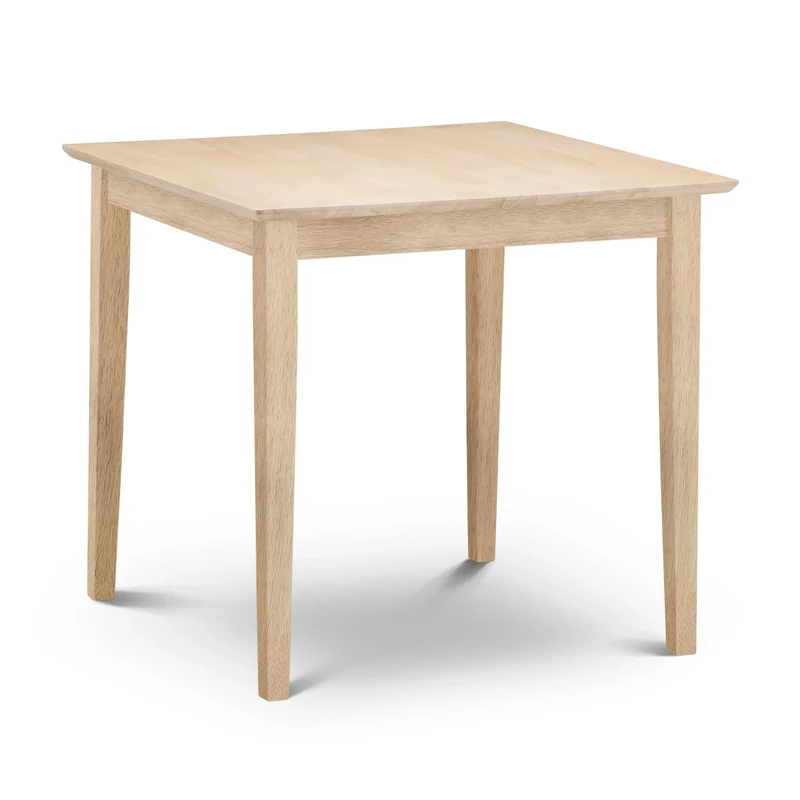 Julian Bowen Rufford Dining Table - Natural Rubberwood Tables