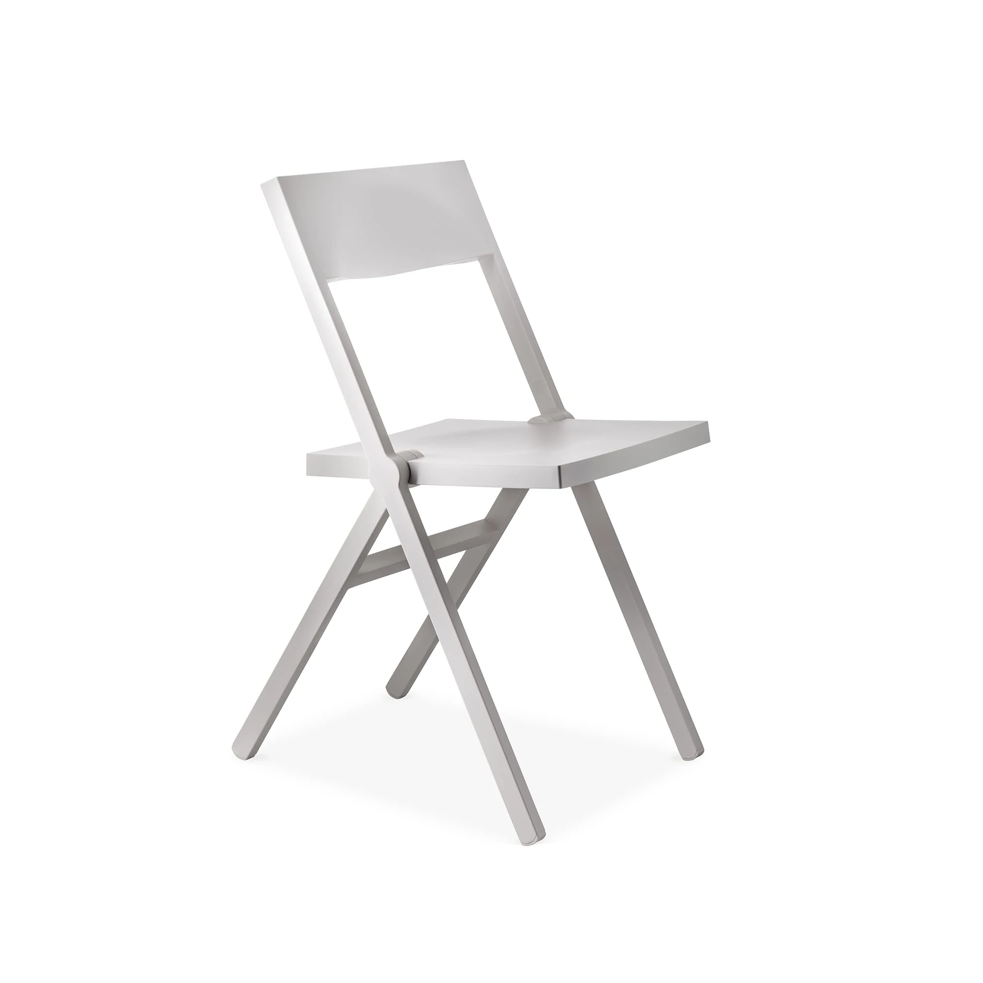 Alessi Piana ASPN9001 - Design Folding Chair in Glass-Reinforced Polypropylene, White