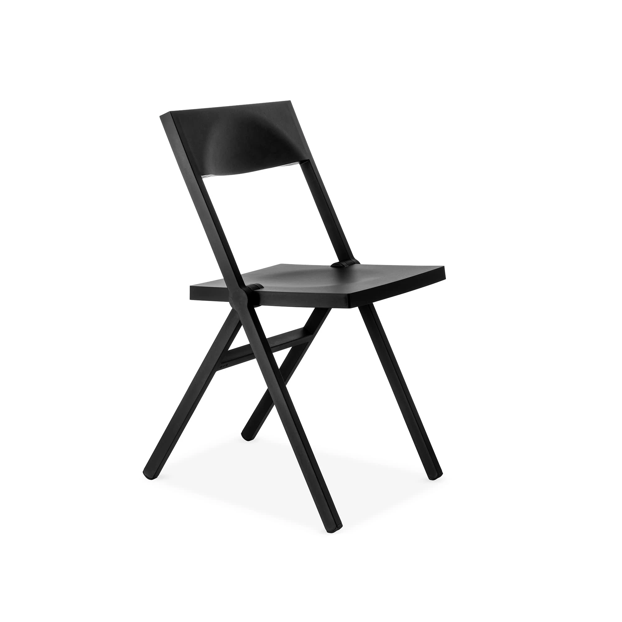 Alessi Piana ASPN9017 - Design Folding Chair, Glass-Reinforced Polypropylene, Black
