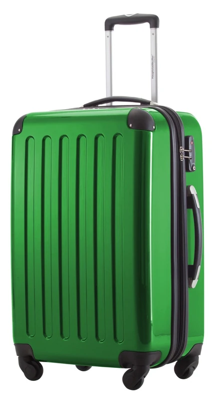 HAUPTSTADTKOFFER - Alex - Hardshell Suitcase, Medium Size Luggage, 4 Wheels, TSA, 65 cm, 74 liters, Green