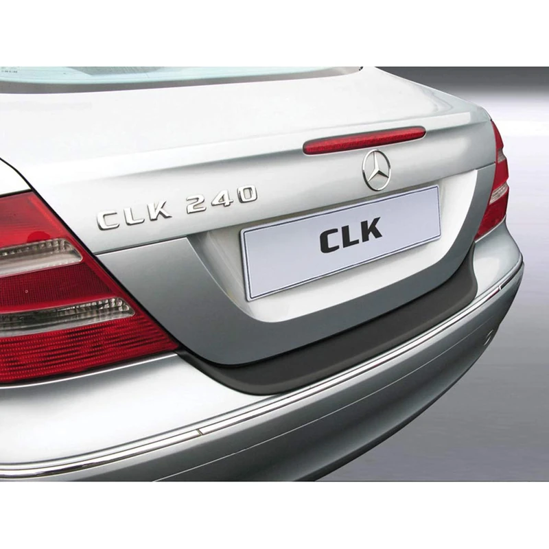 RGM ABS Rear bumper protector compatible with Mercedes CLK 2005-2009 Black