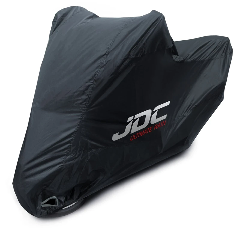 JDC Motorcycle 100% Waterproof Cover - ULTIMATE RAIN (Heavy Duty, Soft Lining, Heat Resistant Panels, Taped Seams) - S