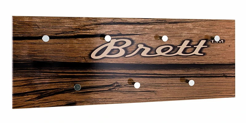 HAKU Möbel Wardrobe Chrome, Motif, MDF, Metal - Size: W 80 cm X H 30 cm X D 6 cm, Style: Modern