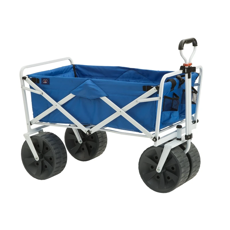 MacSports WTCB-100 Mac Sports-Beach Wagon, Steel, Blue/White with Logo