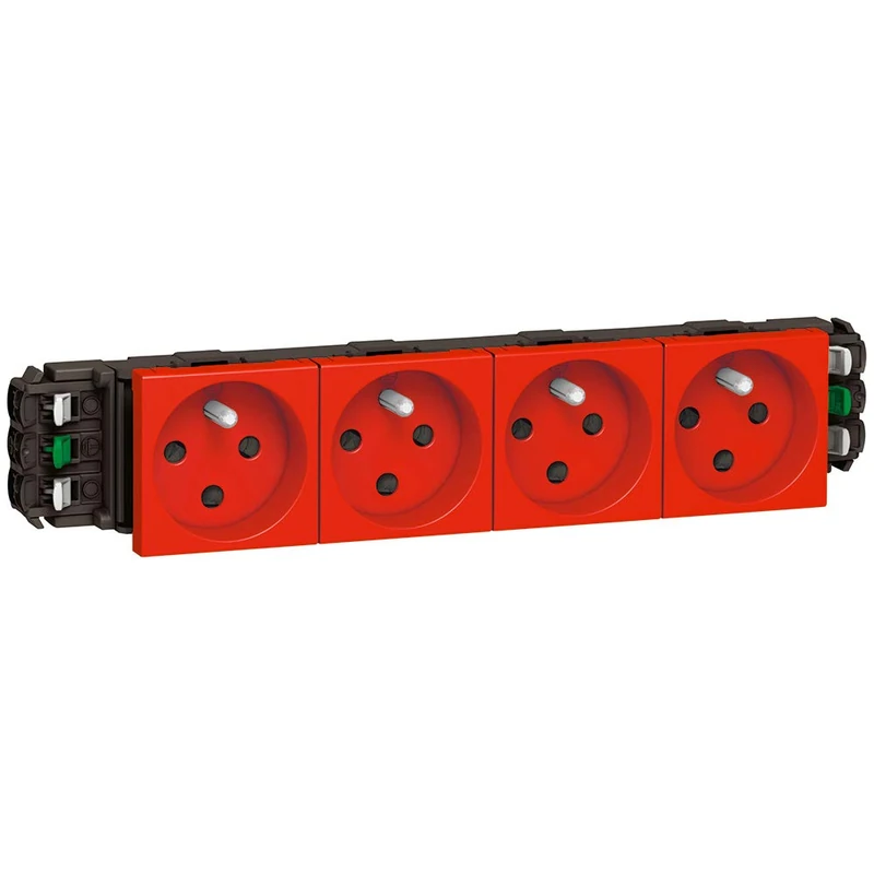 Legrand Mosaic 077324 – Mosaic2 – 4 X 2P + T DLP F/B Detr