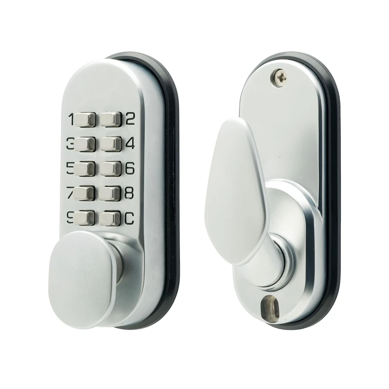 Sterling S2200V Compact Digital Door Lock with 10-Push Button - Satin Chrome