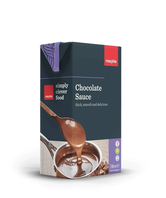 Macphie Chocolate Sauce 1 Litre (Set of 12)