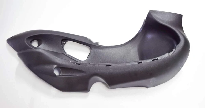 Piaggio Foot Rest Cover, Right, Black, Dyed, Silver Speckled for Beverly/RST, Cm014204000P