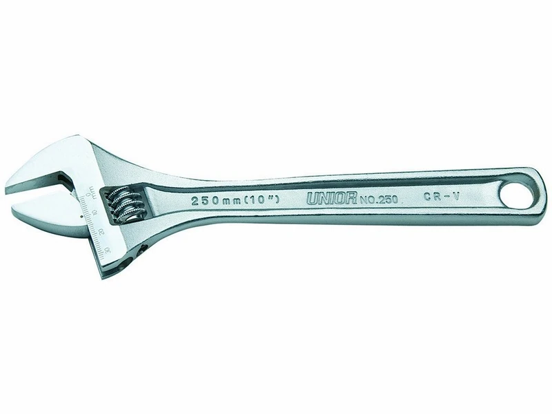 Unior URT725 Adjustable Wrench - Chrome, 12 Inch