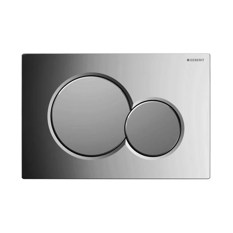 Geberit - Geberit Sigma01 Push Button, for Dual Discharge: Glossy Chrome/Matt Chrome (115.770.KA.5)