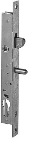 Metalux Metal Carpentry Lock with Hook for Sliding Profile 13.5 mm Axis