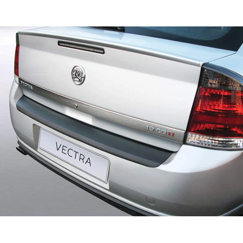 RGM ABS Rear bumper protector compatible with Opel Vectra C 4/5 doors 2005-2008 excl. Wagon Black