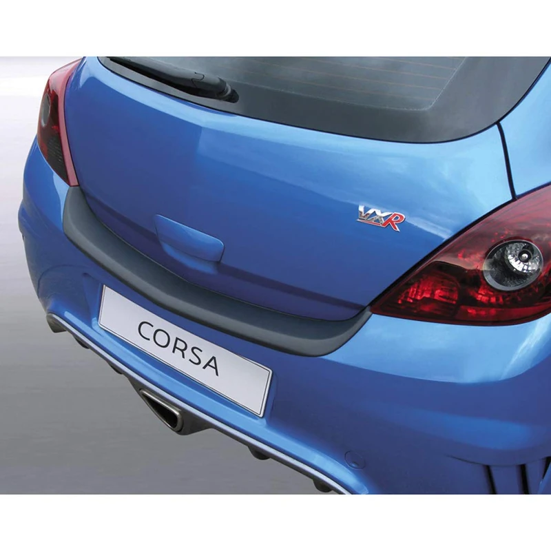 RGM ABS Rear bumper protector compatible with Opel Corsa D 3 doors GSi/VXR/OPC Black