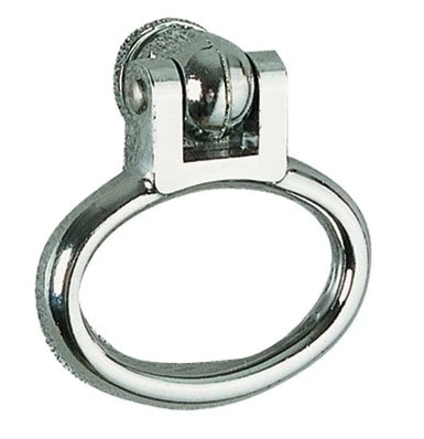 Générique - Set of 2 Chrome Ring Door Handles – Chrome Finish