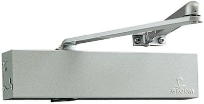 Groom Closures – Door Closer for Fire Door GR 300 – Silver Finish - Image 1