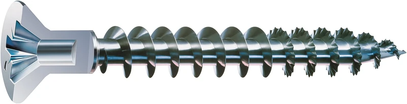 SPAX WIROX A3J 0271010450305 Universal Screw with Head Hole 4.5 x 30 mm, Pack of 1000, Phillips Z2, Small Countersunk Head (Diameter 5 mm), Fully Threaded, WIROX A3J