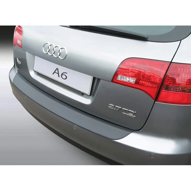 RGM ABS Rear bumper protector compatible with Audi A6 Avant 2004-2011 excl. S6/RS6 Black