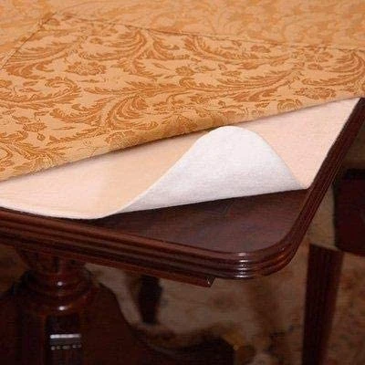 LAMINET Heavyweight Cushioned Deluxe Table Pad 52" x 90" Cut to Fit. - Image 1