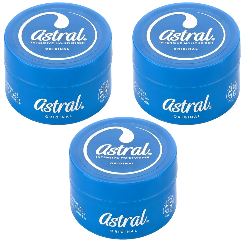 Astral Three Packs of Astral Cream x 50ml