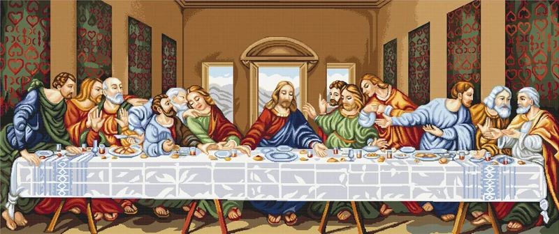 Luca-S The Last Supper Counted Cross Stitch Kit