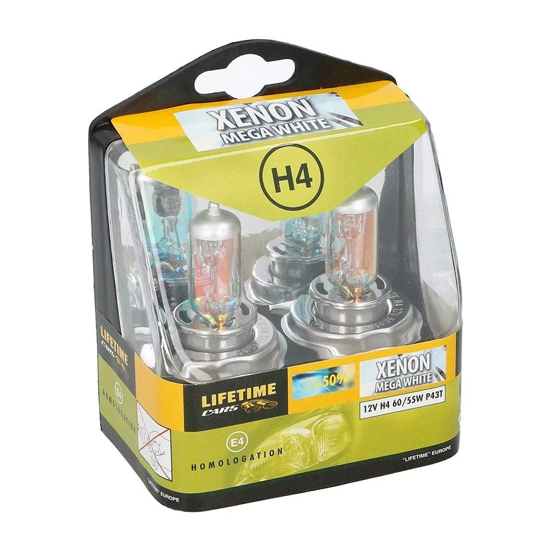 Lifetime 871125225659 Carl Tealight H4 Bulb Kit Xenon Bulbs