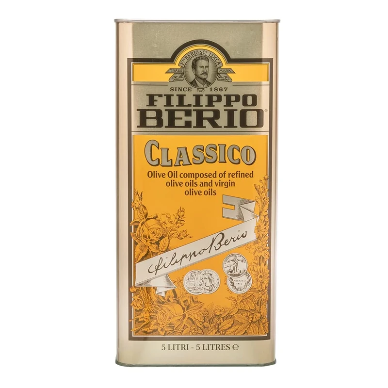 Filippo Berio Olive Oil, Classico, Large Tin (5 Litres)