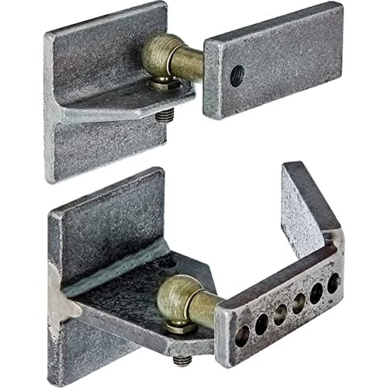 Gah-Alberts 411725 Raised Gate Fitting for Metal Gates for Uneven Ground to be Welded-On