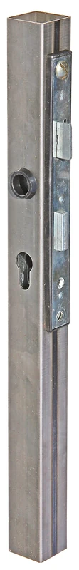 Alberts 413132 Square Tube with Tubular Frame Lock | Steel, raw | for Welding | 500 x 40 mm - Image 1