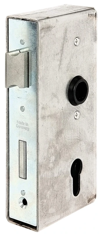 Gah-Alberts 413422 Lock Casing Raw Steel with Galvanised Lock Backset 55 mm Spacing 72 mm Depth 40 mm