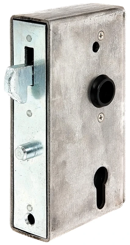 Gah-Alberts 413750 Lock Casing Raw Steel with Galvanised Lock Backset 60 mm Spacing 72 mm Depth 40 mm