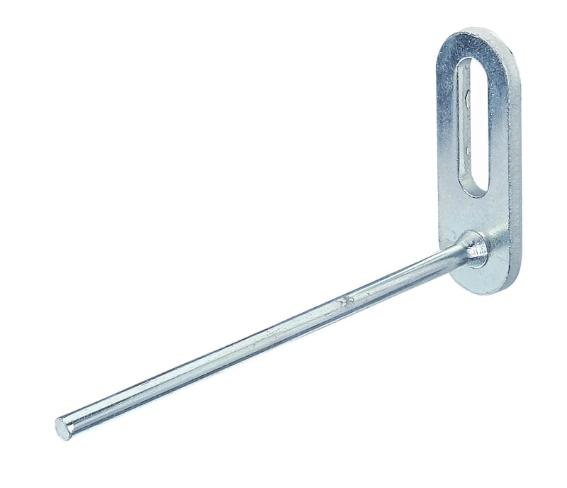 Perforated Angle Bracket Straight Galvanised Steel Diameter 4 mm 80 mm / 25 STK. - Image 1