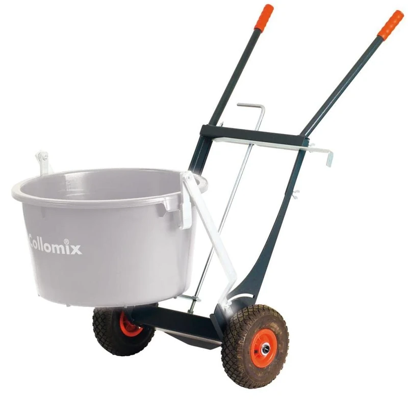 Collomix Upgrade Cart Kit for 90L Container - Metall, Tool Cart, Armbar Drive, Metal Handle - Image 1
