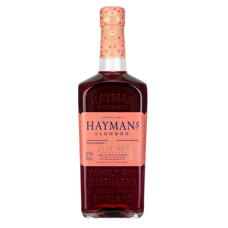 Hayman’s Sloe Gin 70cl | Master Award Winning Sloe Gin | Wild Sloe Berries Steeped In Our Classic London Dry Gin | 26% ABV