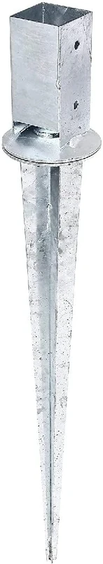 Fence Spike for Square Wooden Posts with Adjustable Top Section Hot-dip Galvanised 71 x 71/900 mm