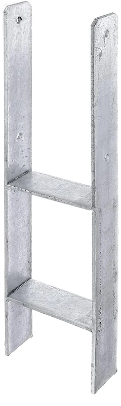 Alberts 213893 H-Post Support | hot-dip galvanised | Clear Width 71-161 mm | Total Height 600-800 mm | Clear Width 141 mm | Total Height 600 mm | Material Thickness 6 mm
