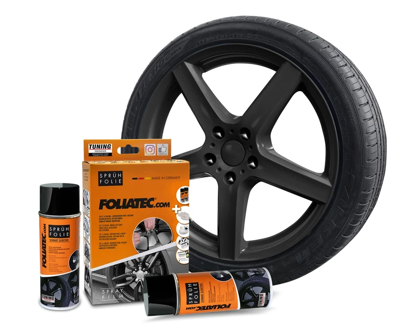 FOLIATEC FT2035 Spray Film, 400 ml, Glossy Black