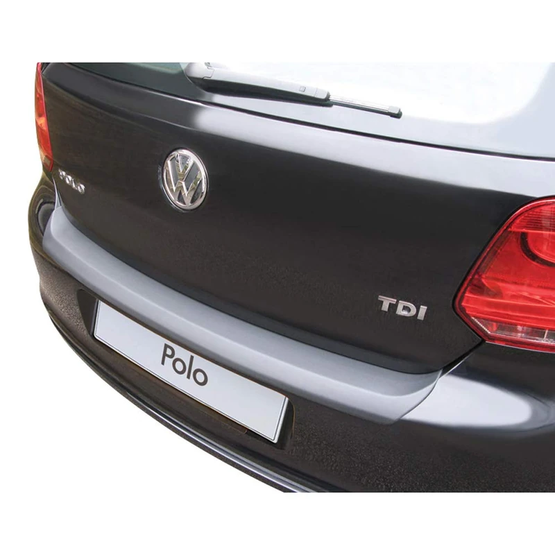 RGM ABS Rear bumper protector compatible with Volkswagen Polo 6R 3/5 doors 2009-2014 Black - Image 1