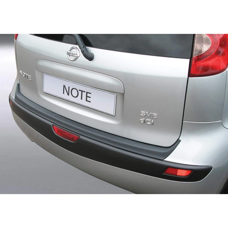 RGM ABS Rear bumper protector compatible with Nissan Note 2006-2013 Black