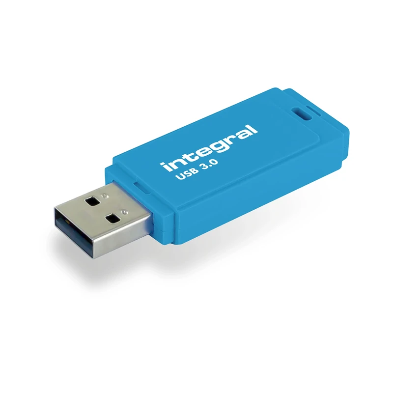 Integral 32GB Neon Blue USB 3.2 Gen 1 Flash Drive