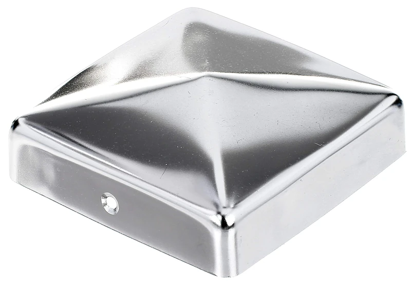 Post Cap for Wooden Posts Flat Shape 90 x 90 mm / 10 STK. Material: Edelstahl