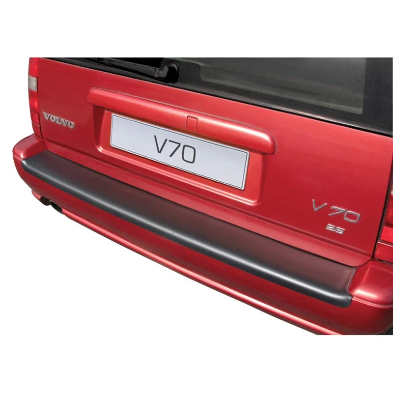 RGM ABS Rear bumper protector compatible with Volvo V70 1996-2000 (for painted bumpers) Black