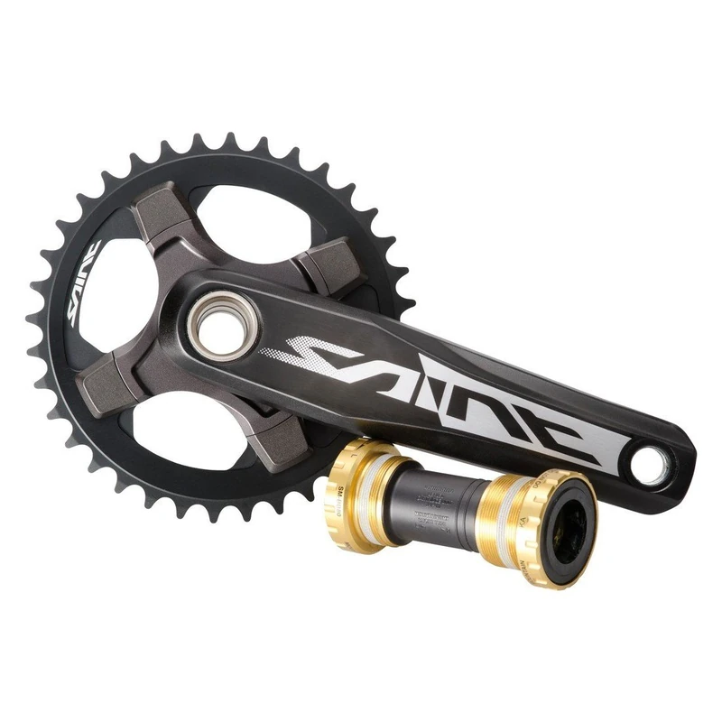 SHIMANO SHJ3X Saint Crankset Silver 17 x 17 x 8 cm