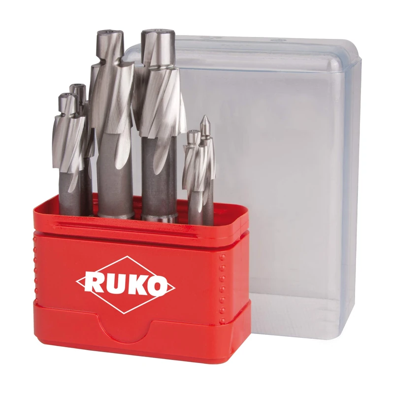 Ruko 102454 Piloted Counterbore Set DIN 373 High-Speed Steel M3 - M10