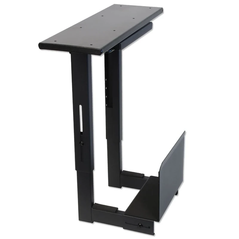 Lindy Sliding Under Desk PC Holder, Black