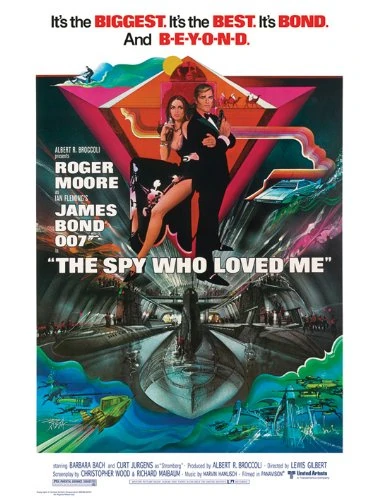 James Bond "The Spy Who Loved Me Canvas Print, Multi-Colour, 60 x 80 cm