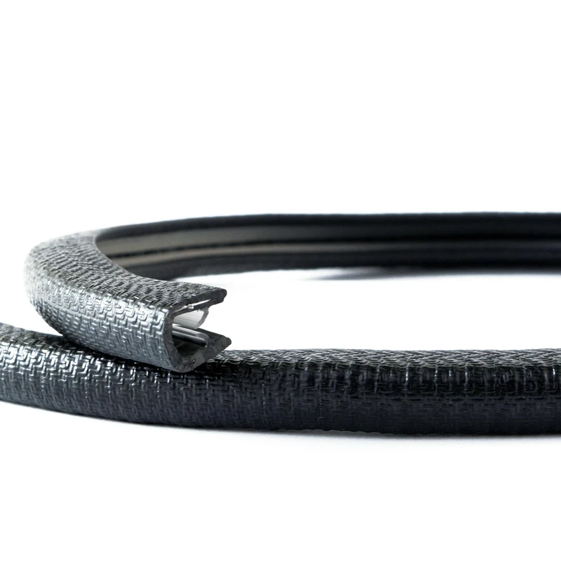 EUTRAS-Kantenschutz 1189 EUTRAS Edge Protector KS1151 Profile Piping – Clamping Range 3 – 6 mm – Black – 10 m